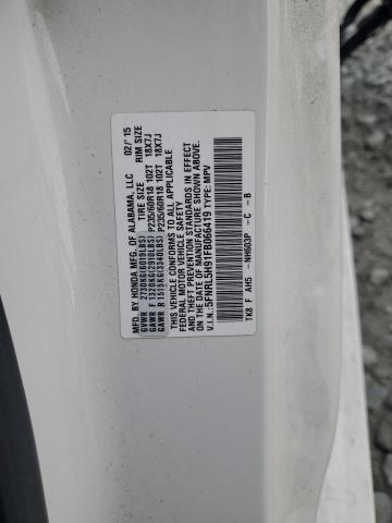 2015 HONDA ODYSSEY TO - 5FNRL5H91FB066419