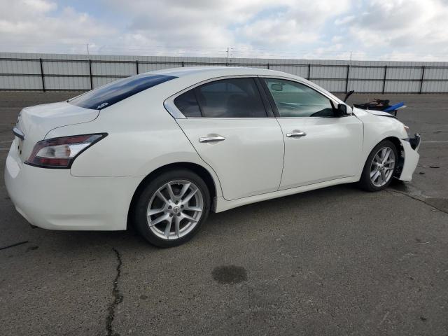 NISSAN MAXIMA S 2014 white  gas 1N4AA5AP1EC462668 photo #4