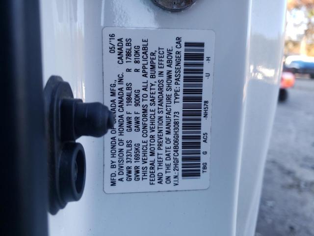 2016 HONDA CIVIC LX - 2HGFC4B06GH308173