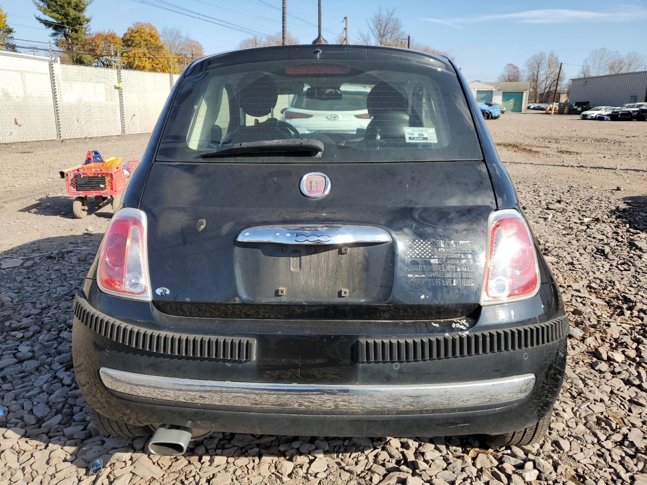 Lot #3029693138 2015 FIAT 500 LOUNGE