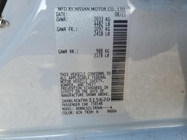 VIN 1N4BL4CW7RN315620 2024 NISSAN ALTIMA no.12