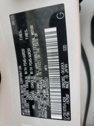 2023 TOYOTA 4RUNNER LI JTEKU5JR9P6203267