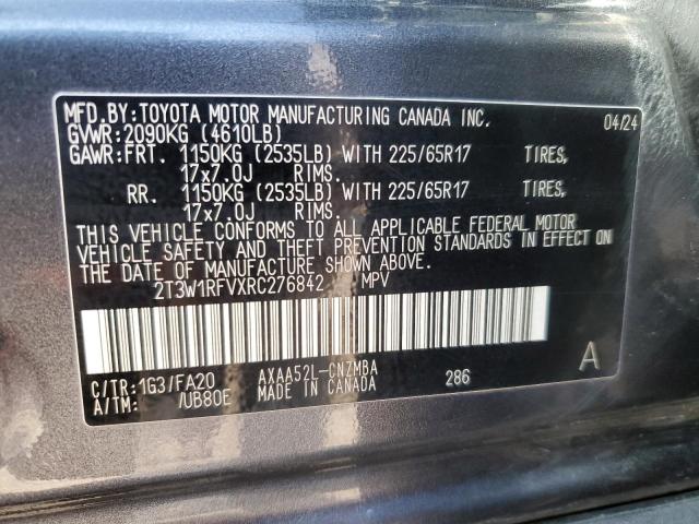2024 TOYOTA RAV4 XLE - 2T3W1RFVXRC276842