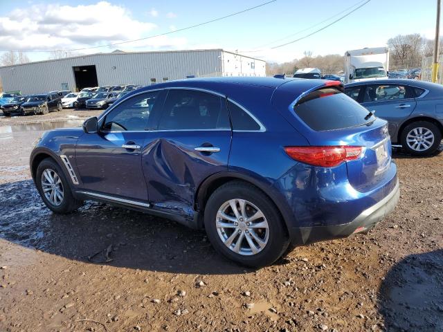 INFINITI QX70 2017 blue  gas JN8CS1MW7HM414879 photo #3