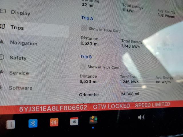 2020 TESLA MODEL 3 - 5YJ3E1EA8LF806552
