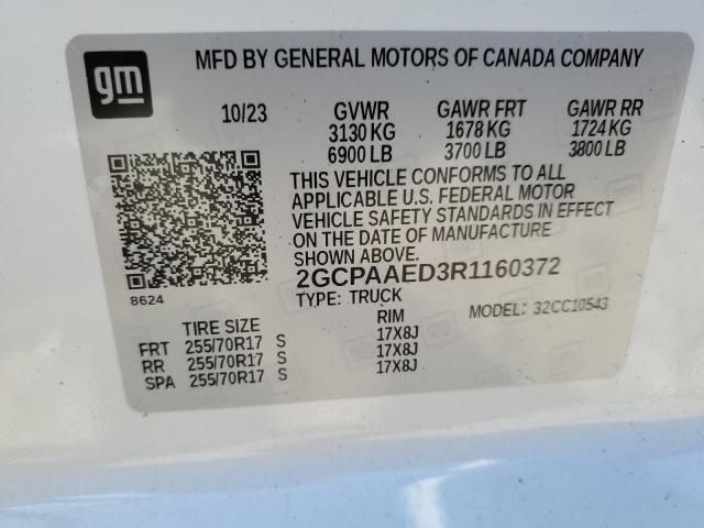 2024 CHEVROLET SILVERADO - 2GCPAAED3R1160372