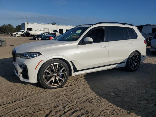 BMW X7 M50I 2021 white  gas 5UXCX6C07M9H08207 photo #1