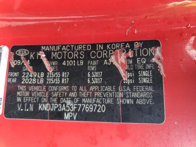 2015 KIA SOUL + - KNDJP3A53F7769720