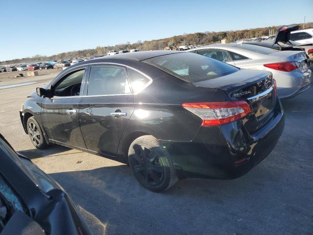 NISSAN SENTRA S 2015 black sedan 4d gas 3N1AB7AP6FY290376 photo #3