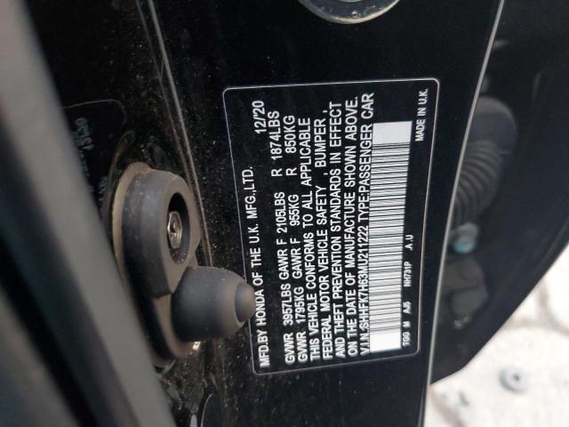 2021 HONDA CIVIC EX - SHHFK7H63MU211222