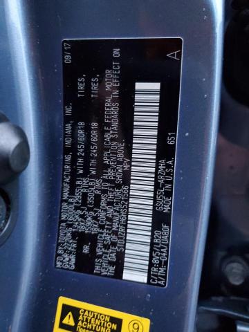 2017 TOYOTA HIGHLANDER - 5TDJZRFH6HS521566