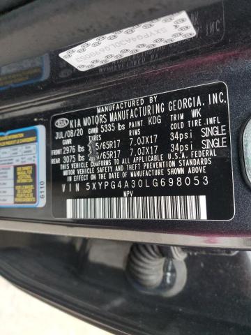 2020 KIA SORENTO L - 5XYPG4A30LG698053