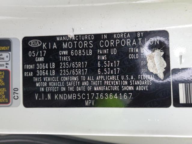 VIN KNDMB5C17J6364167 2018 KIA ALL MODELS no.13