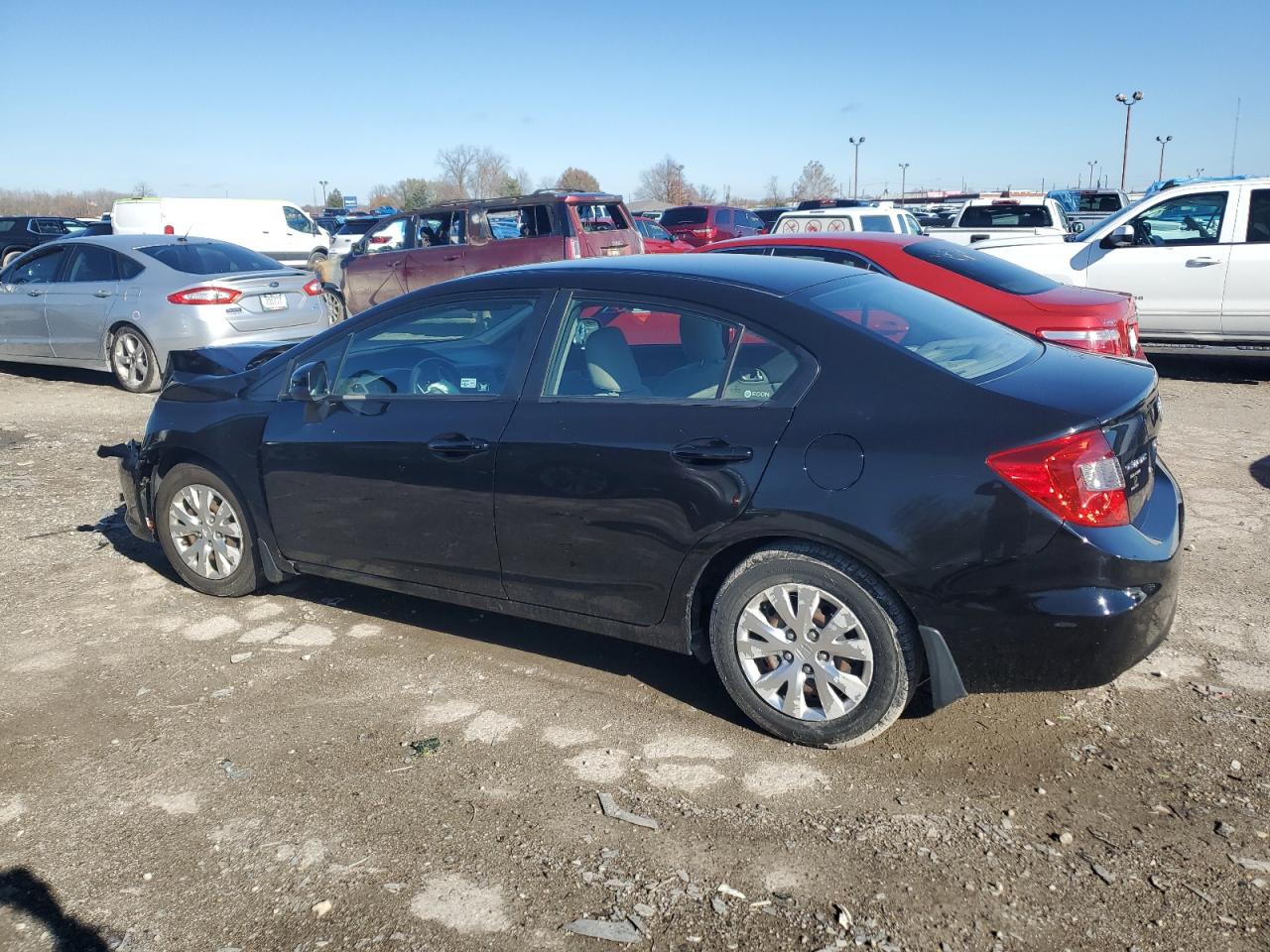 Lot #3022966148 2012 HONDA CIVIC LX