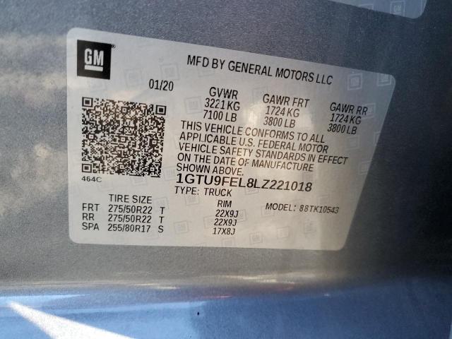 2020 GMC SIERRA K15 - 1GTU9FEL8LZ221018