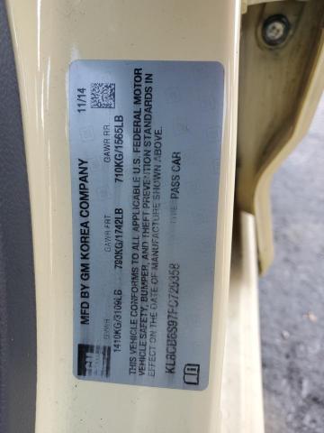 2015 CHEVROLET SPARK LS - KL8CB6S97FC729358