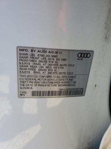 VIN WA1LGAFE4ED001468 2014 AUDI Q7 no.12