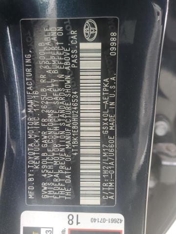 2017 TOYOTA AVALON XLE - 4T1BK1EB0HU246534