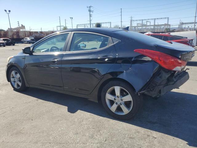 HYUNDAI ELANTRA GL 2011 black sedan 4d gas KMHDH4AE1BU116701 photo #3