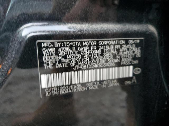 2019 LEXUS IS 300 - JTHC81D24K5039086