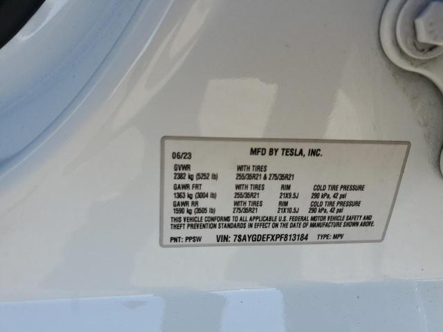 2023 TESLA MODEL Y 7SAYGDEFXPF813184