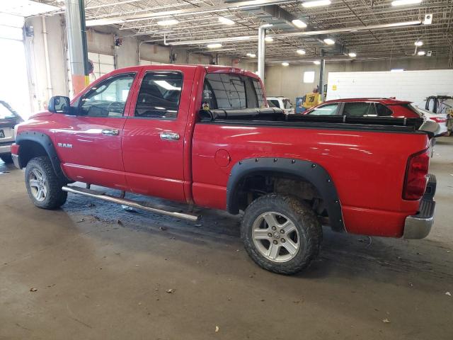 DODGE RAM 1500 S 2008 red crew pic gas 1D7HU18N28J234486 photo #3