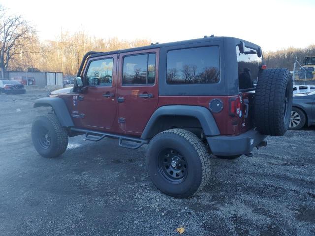 JEEP WRANGLER U 2010 burgundy  gas 1J4BA3H1XAL185950 photo #3