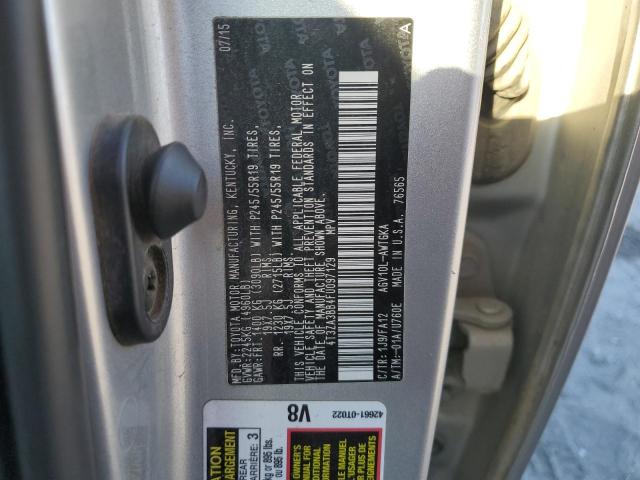 2015 TOYOTA VENZA LE - 4T3ZA3BB4FU097129