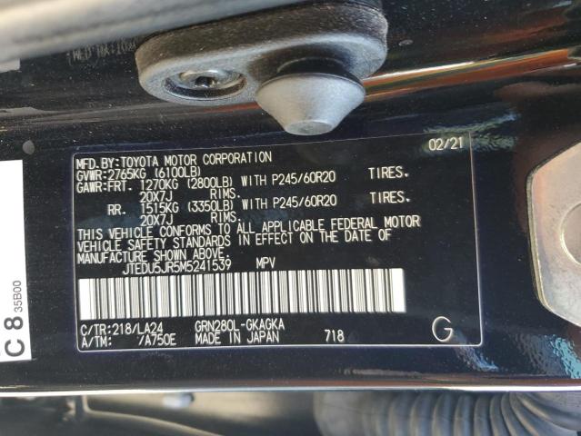 JTEDU5JR5M5241539 2021 TOYOTA 4RUNNER