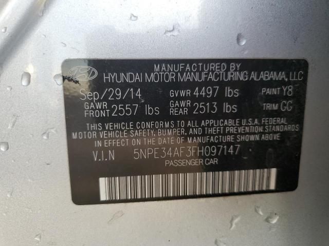 2015 HYUNDAI SONATA SPO - 5NPE34AF3FH097147