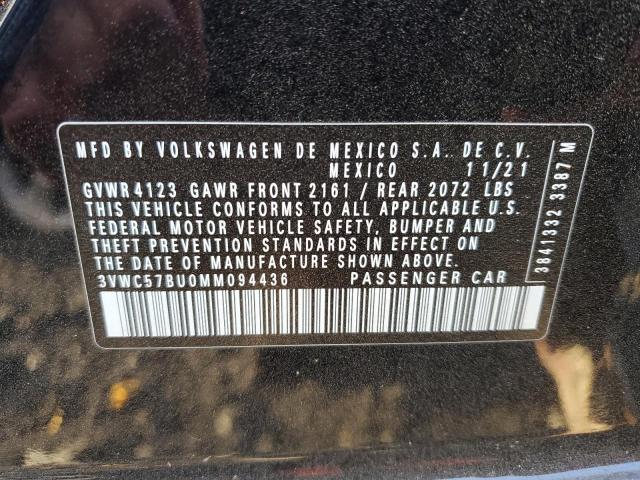 2021 VOLKSWAGEN JETTA S - 3VWC57BU0MM094436