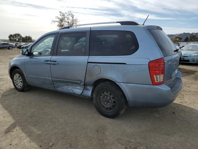 KIA SEDONA LX 2012 blue  gas KNDMG4C7XC6418645 photo #3