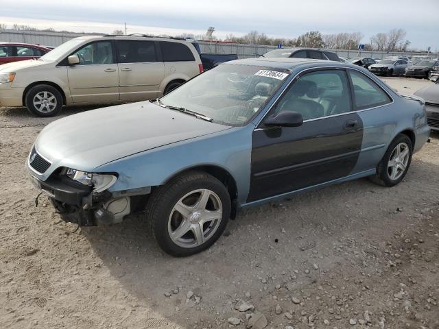 ACURA 2.3CL 1998 blue  gas 19UYA3158WL007282 photo #1