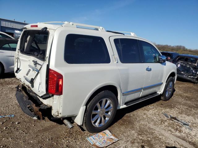 INFINITI QX56 2007 white  gas 5N3AA08C57N804939 photo #4