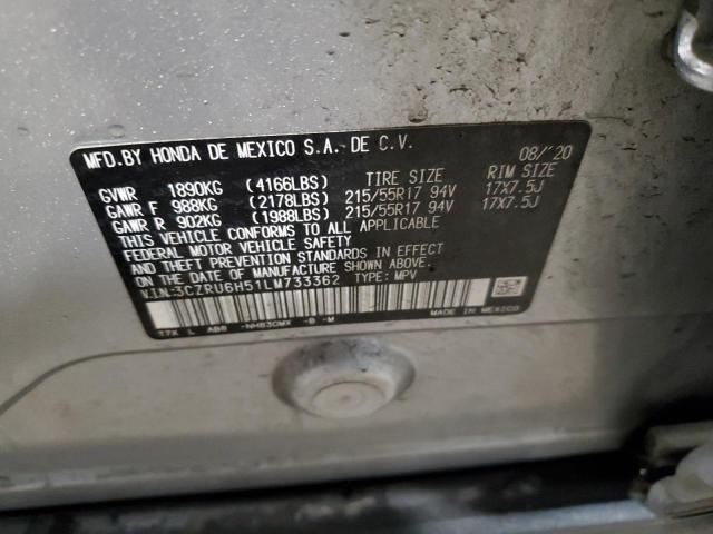 2020 HONDA HR-V EX - 3CZRU6H51LM733362