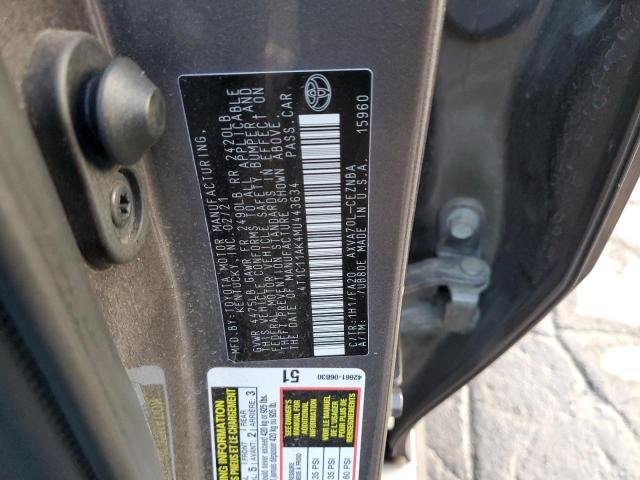 2021 TOYOTA CAMRY LE - 4T1C11AK4MU443634