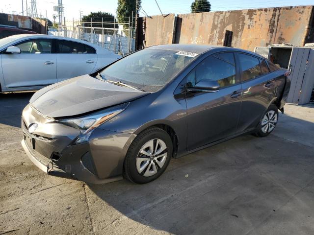 TOYOTA PRIUS 2018 gray  hybrid engine JTDKBRFUXJ3076505 photo #1