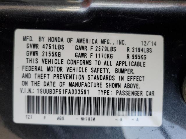 2015 ACURA TLX TECH - 19UUB3F51FA003591