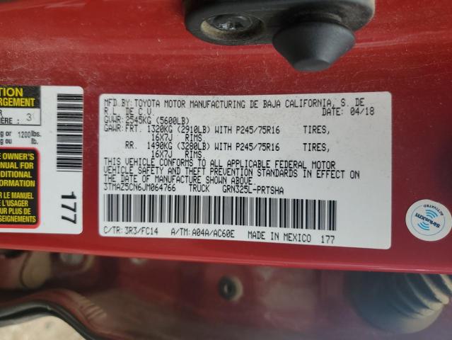 2018 TOYOTA TACOMA DOU - 3TMAZ5CN6JM064766