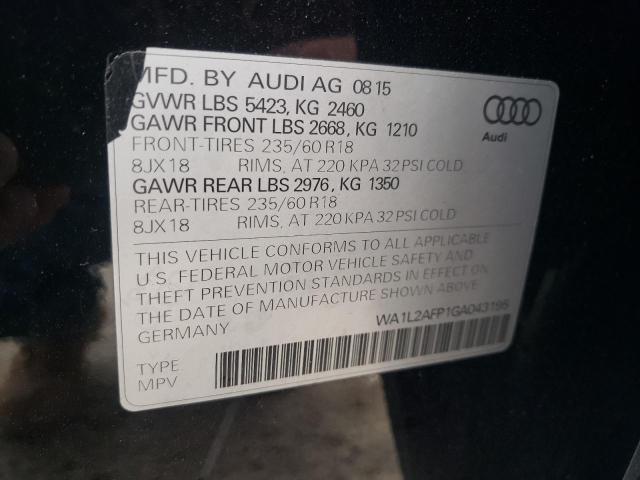 VIN WA1L2AFP1GA043195 2016 AUDI Q5 no.13