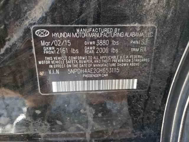 2016 HYUNDAI ELANTRA SE - 5NPDH4AE2GH653115