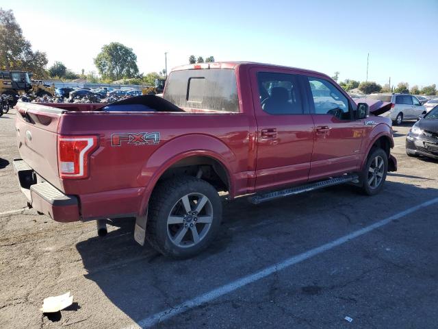 FORD F150 SUPER 2015 maroon  gas 1FTEW1EG2FFC66089 photo #4