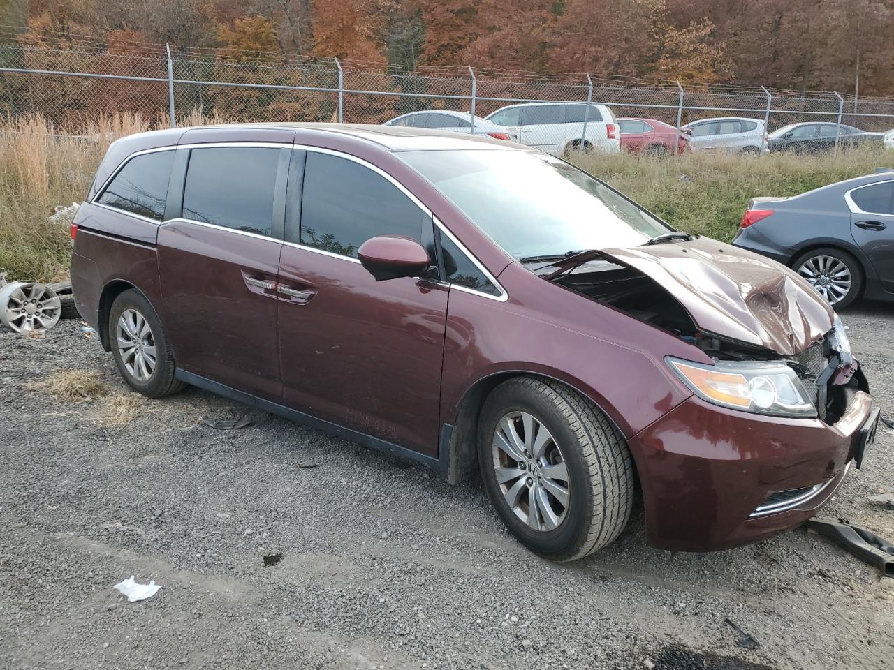 Lot #2977079154 2016 HONDA ODYSSEY EX