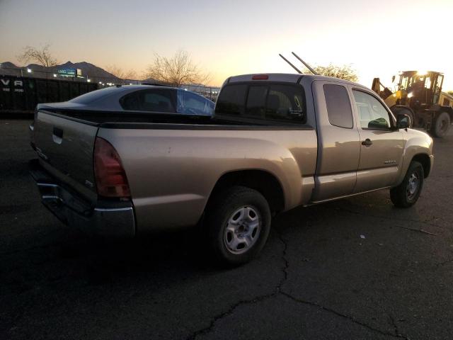 TOYOTA TACOMA ACC 2006 tan club cab gas 5TETX22N36Z281832 photo #4