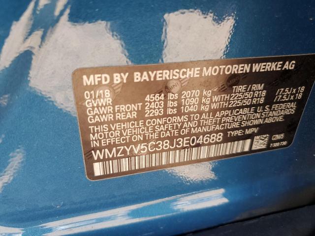 2018 MINI COOPER COU - WMZYV5C38J3E04688
