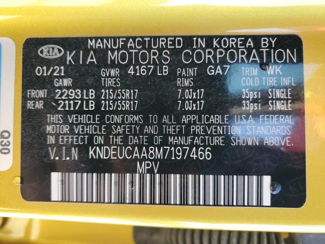 2021 KIA SELTOS S KNDEUCAA8M7197466