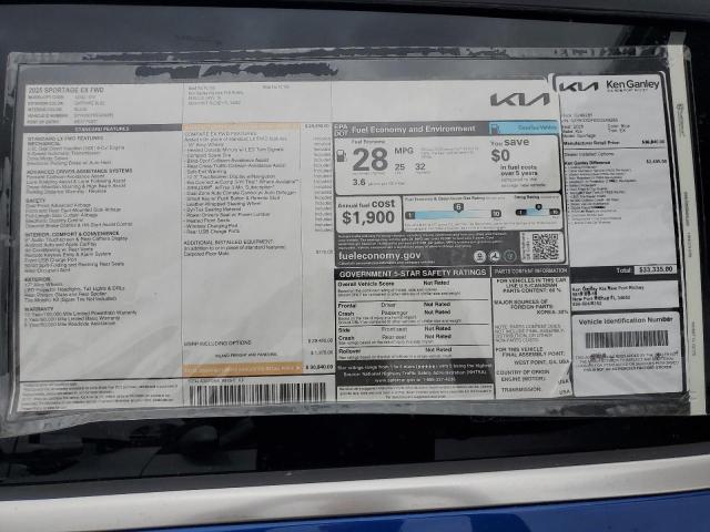 2025 KIA SPORTAGE E - 5XYK33DF6SG249285