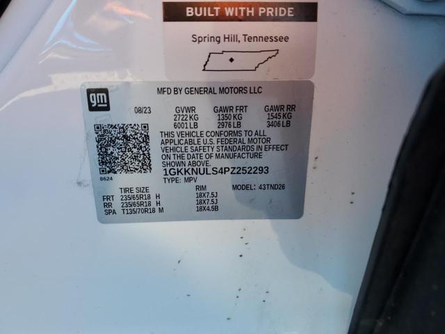 2023 GMC ACADIA SLT - 1GKKNULS4PZ252293