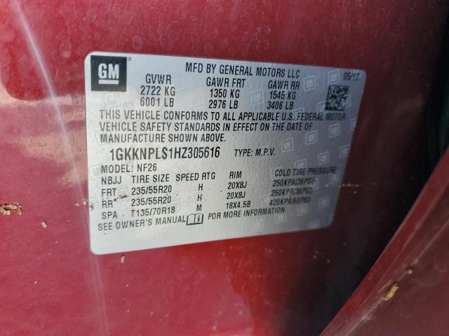 2017 GMC ACADIA DEN - 1GKKNPLS1HZ305616
