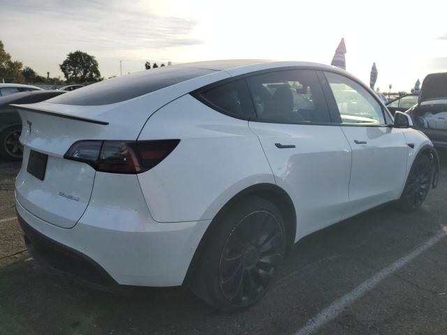 TESLA MODEL Y 2022 white  electric 7SAYGDEF9NF492722 photo #4